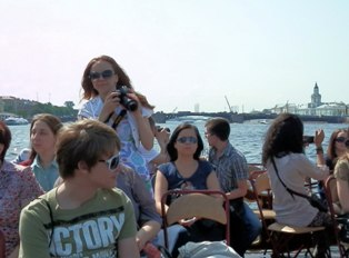 Студенты отправились на теплоходно-автобусную экскурсию по родному Санкт-Петербургу