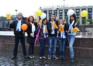 Студенты приняли участие в ежегодной антинаркотической акции - «Пулковский меридиан – меридиан здоровья»
