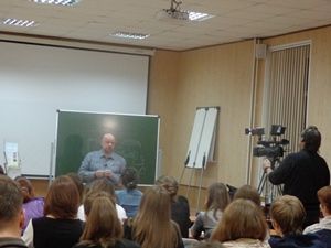В нашем вузе состоялась открытая лекция доктора психологии Владимира Егорова