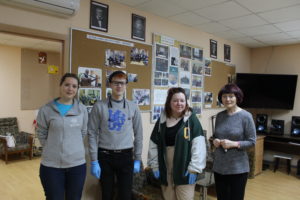 Работники Института приняли участие в субботнике в социальных организациях города