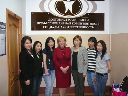 Завершилась стажировка студентов из Казахстана